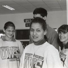 UWS students in t-shirts