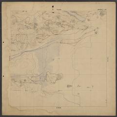 Geological map of area east of Palmer (Marquette County, Michigan)