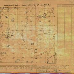 [Public Land Survey System map: Wisconsin Township 13 North, Range 20 East]