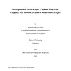 Development of Photocatalytic "Oxidase" Reactions: Copper(II) as a Terminal Oxidant in Photoredox Catalysis