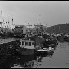Tobermory pier with fishing boats, Isle of Mull