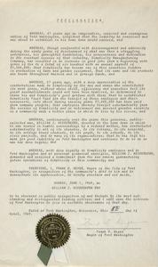 Proclamation of William J. Niederkorn Day, Sunday June 1, 1969