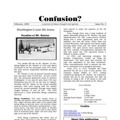 Confusion? : a journal of ideas, thought and opinion Issue no. 3 February 2008 [2009]