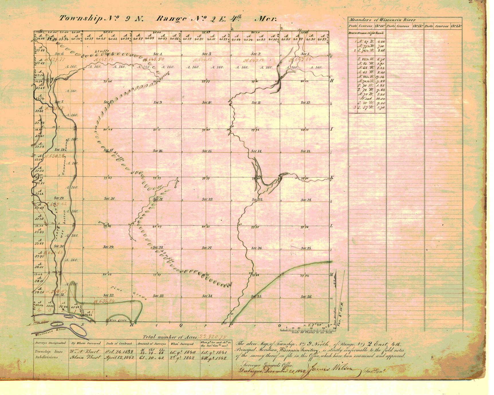 [Public Land Survey System map: Wisconsin Township 09 North, Range 02 East]