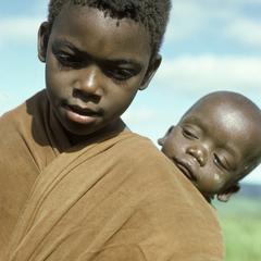 People of South Africa : Xhosa girl and baby