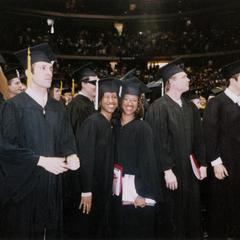 Students at graduation in 2004