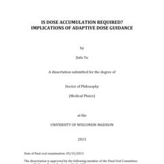 Is dose accumulation required? Implications of adaptive dose guidance.
