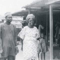 Owner of market mill and wife, Mr. and Mrs. Adetunji