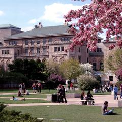 Students on Library Mall