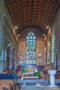 St Michael's Church Ledbury, interior south chancel aisle