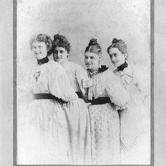 Martha, Addie, Lillian Hand with Grace Nellis