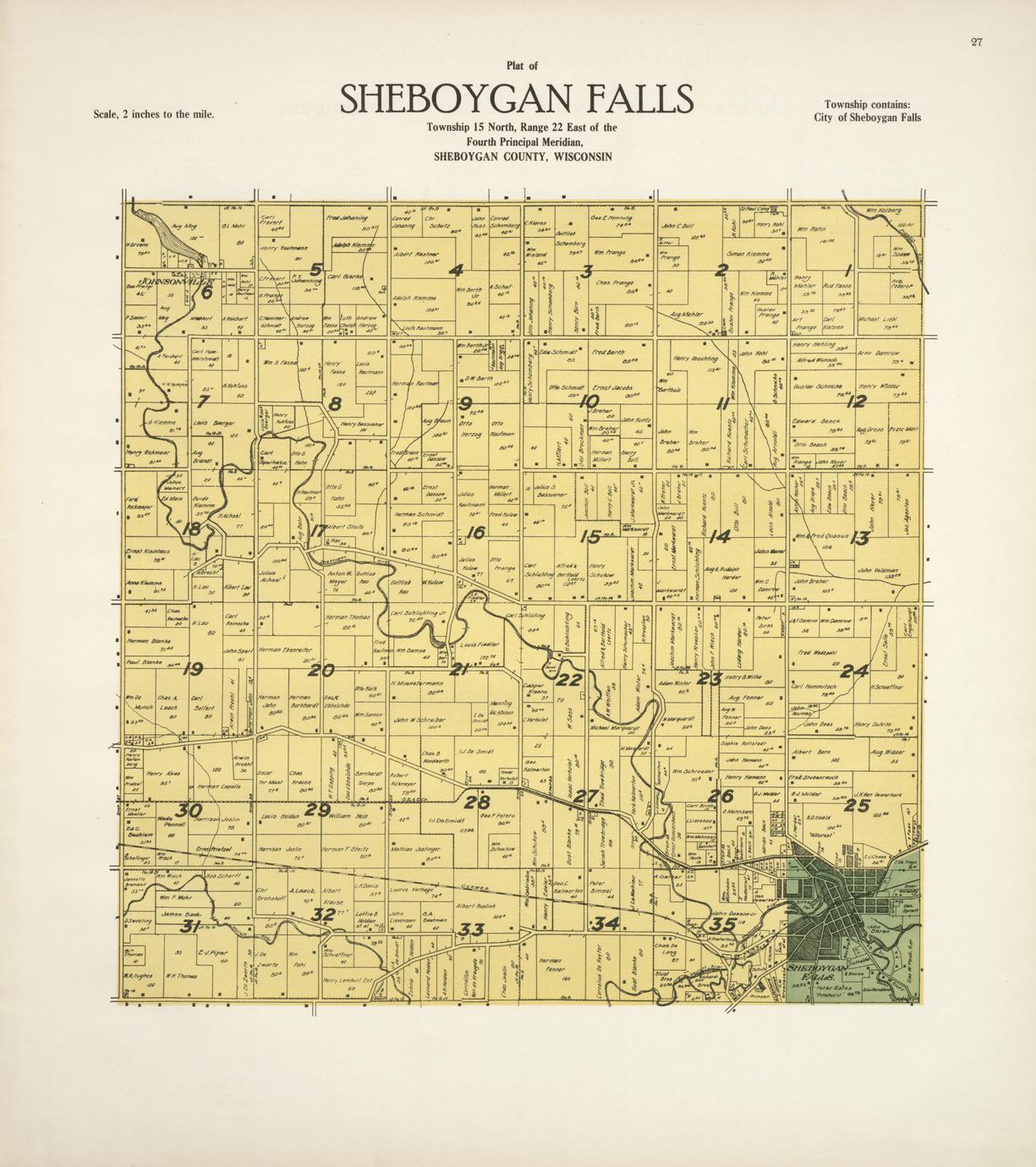 Atlas of Sheboygan County, Wisconsin Full view UWDC UWMadison Libraries