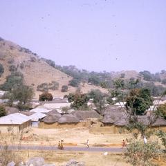 View of village and street
