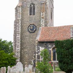St. Mary's Wingham exterior west tower