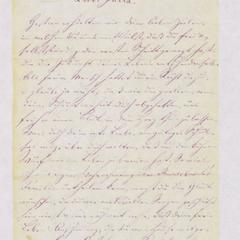 [Letter from Jakob Sternberger to his daughter, Julia, January 30, 1886]