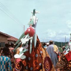 Agbo Water Spirit Masqueraders in Street
