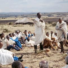 Impromptu Court Case Where Oldest Oromo Man Serves as a Judge