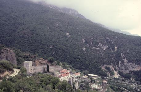 Distant view of Agiou Pavlou