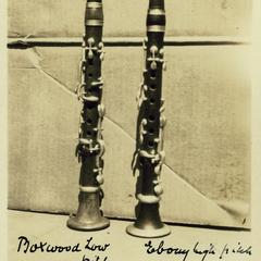 Two nineteenth-century clarinets