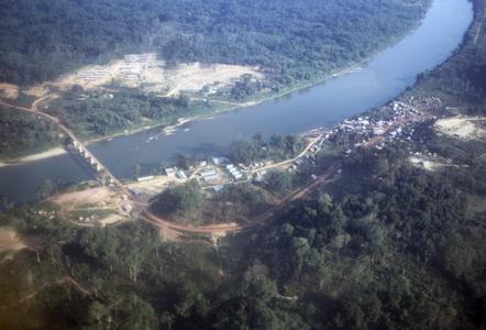 Aerial view of Ban Thalat