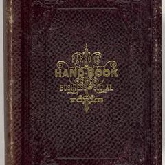Parsons' hand-book of forms : a compendium of business and social rules and a complete work of reference and self-instruction, with illustrations