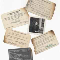Charred contents of Leopold's wallet at death, April 21, 1948