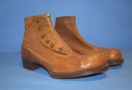 Soft light brown leather boots