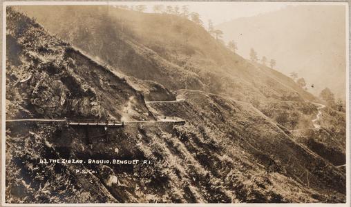 The zigzag, Baguio, Benguet, P.I., P.S.Co.