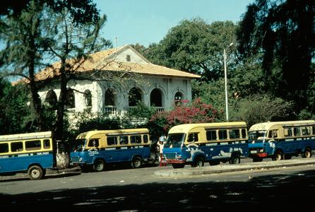 Buses Called "Car Rapide," a Popular Form of Public Transportation