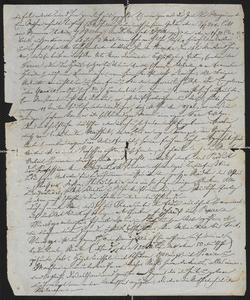 [Letter from Jakob Sternberger to his family, November 1850]