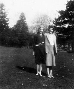 Betty Hunt and Nina Leopold