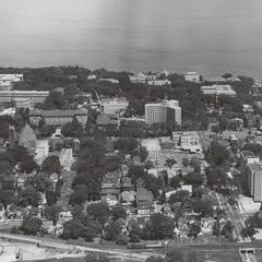 Residence hall aerial view