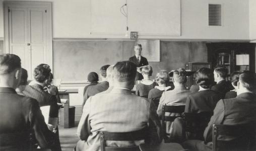 Psychology class, circa 1932