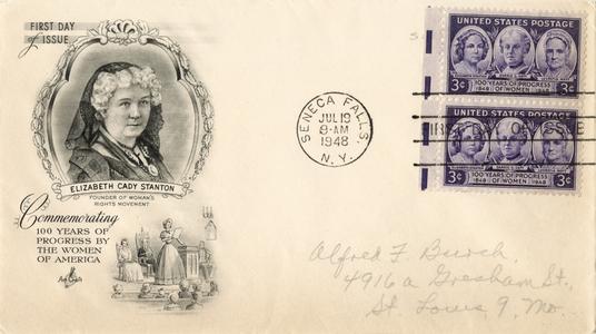 Elizabeth Cady Stanton envelope