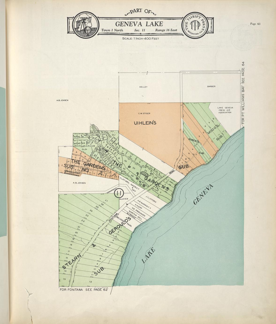 Atlas and plat book of Walworth County Wisconsin 1930 compiled from