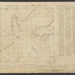 [Public Land Survey System map: Wisconsin Township 07 North, Range 18 East]
