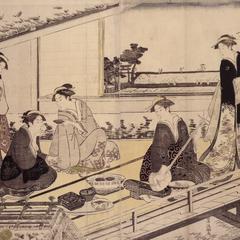 Women in a Tea House near the Mimeguri Shrine