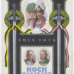 Das eiserne H, 1914-1915 : Hoch Habsburg Hohenzollern Hötzendorf Hindenburg Heil!