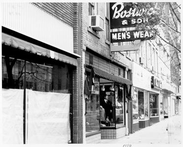 R. M. Bostwick and Son Men's Wear Store