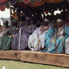 Dignitaries in the stands at Iloko Day