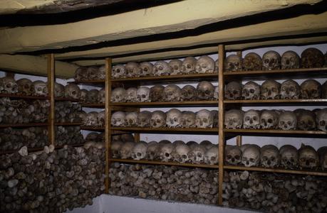 Skulls and bones at Philotheou