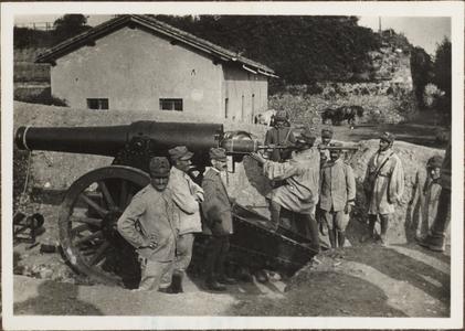Ital. Artilerie alle Aufnahmen von itl. sol. 1915 in Kartitsch Berchtold Maier X.
