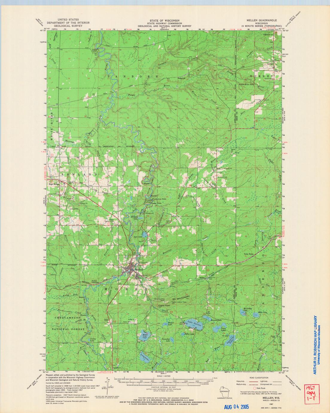 ‎Mellen quadrangle UWDC UWMadison Libraries