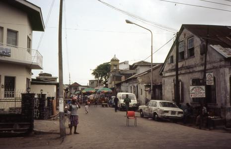 City street in Lagos