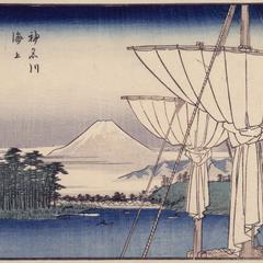 The Sea Off Kanagawa, no. 6 from the series Thirty-six Views of Mt. Fuji