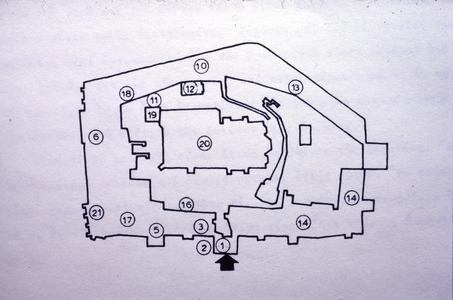 Plan of Docheiariou Monastery