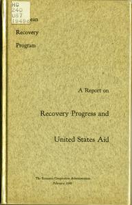 A report on recovery progress and United States aid.