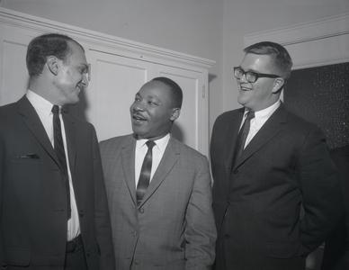 Martin Luther King, Jr. with students