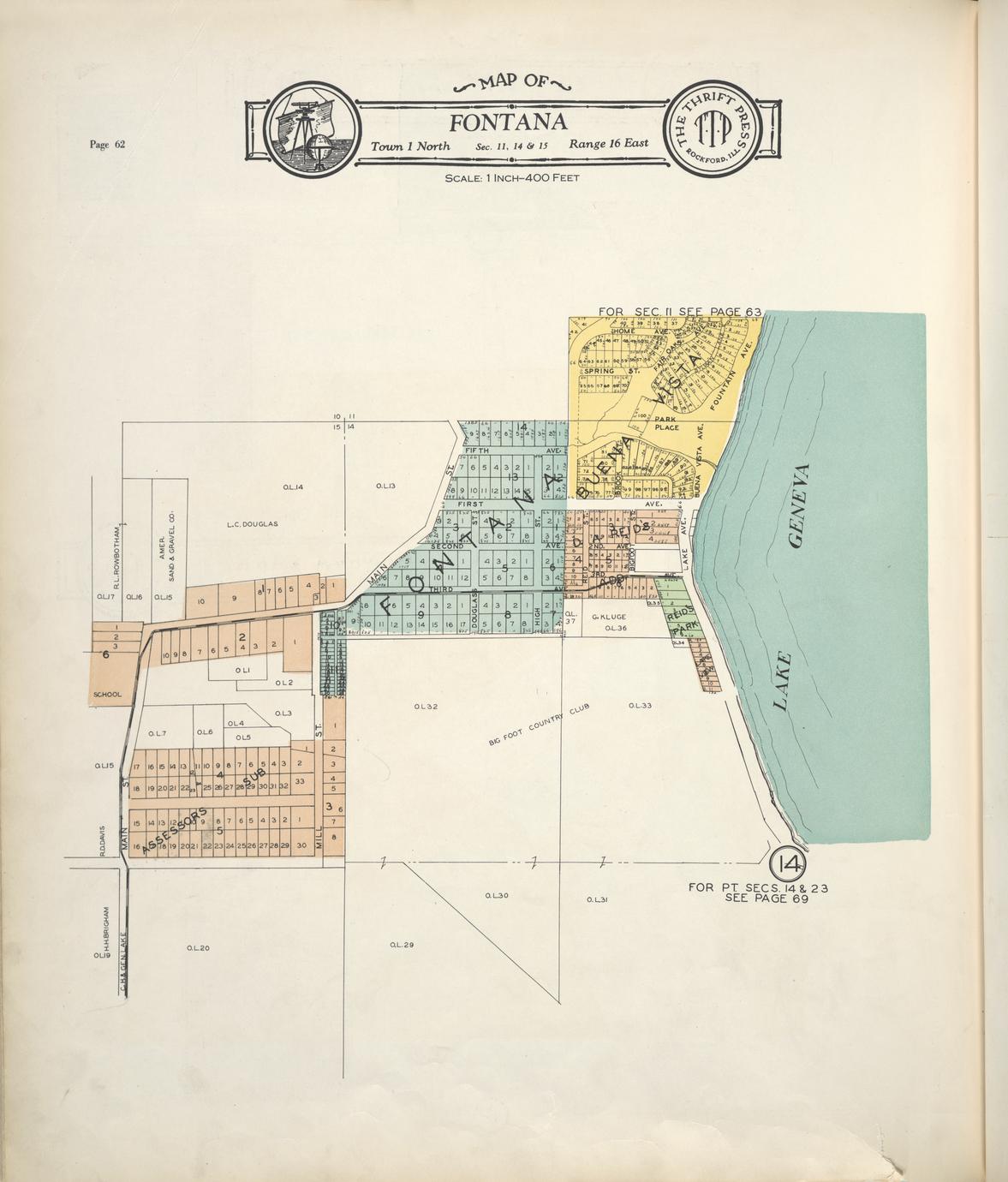 Atlas and plat book of Walworth County Wisconsin 1930 : compiled from ...