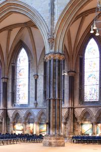Lincoln Cathedral nave north arcade aisle